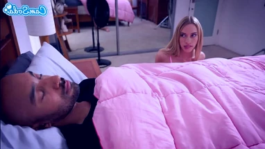 Teen Step Sister With Braces Fucks After Massage